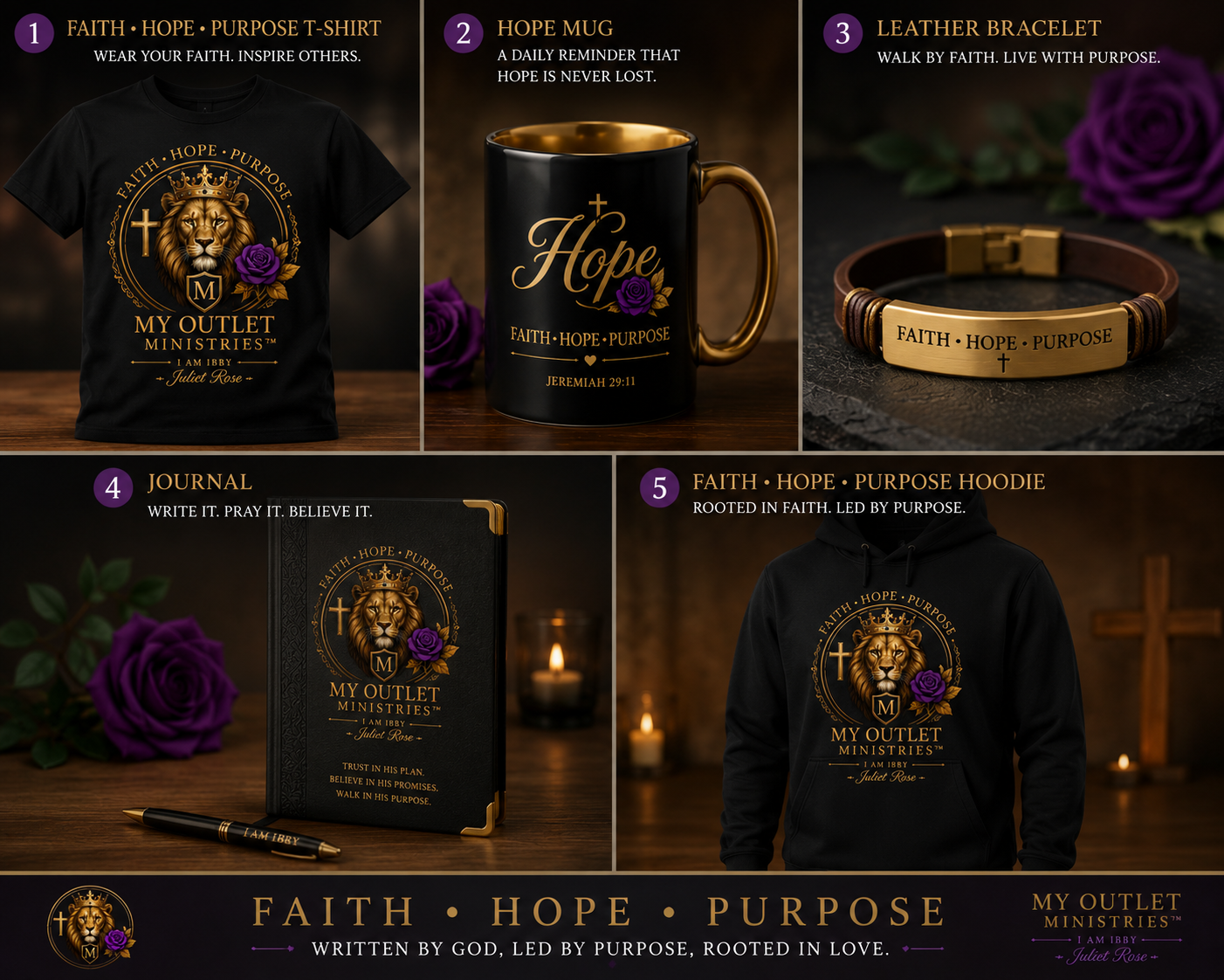 Faith • Hope • Purpose Journal